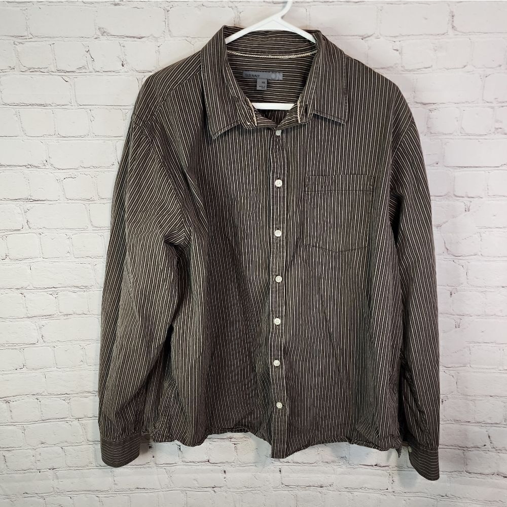 Men's Old Navy longsleeve button-down shirt, size XXL